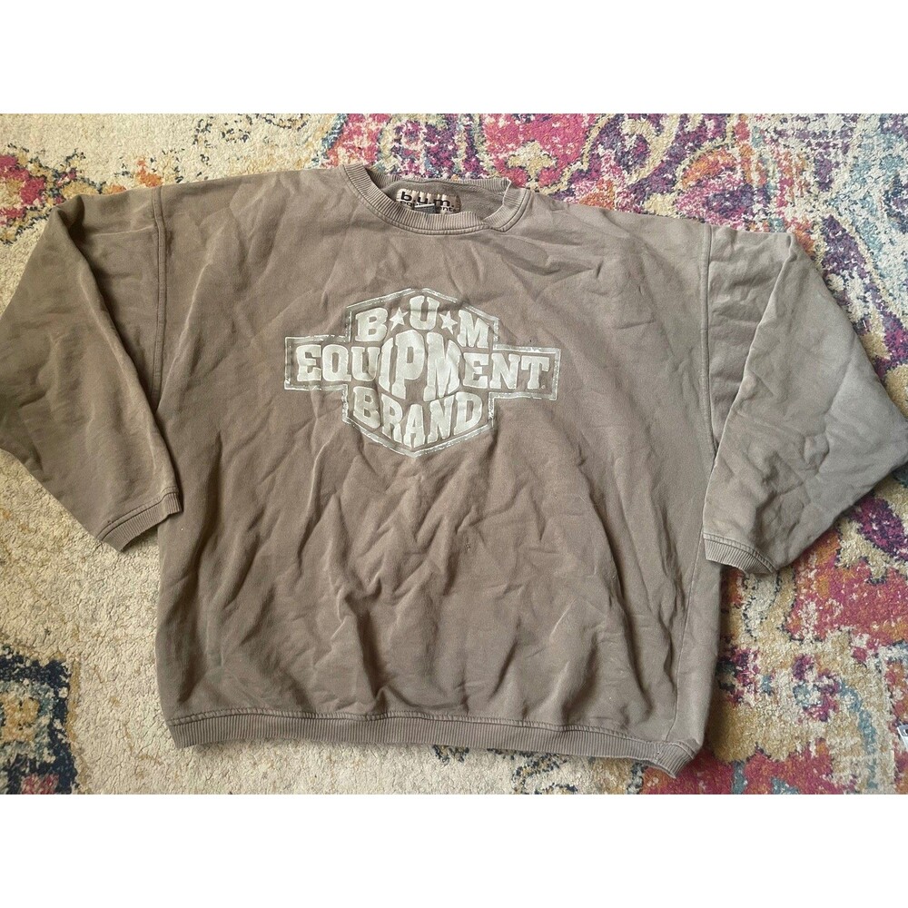 Vintage 90s B.U.M. Equipment Heavyweight Crewneck Sweatshirt